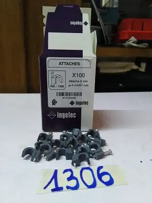 Attache 06mm gris INGELEC