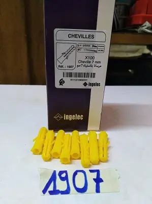 Cheville plastique 07 B/100 INGELEC