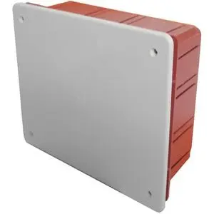 Boite de derivation rouge encastree 130x130x55 INGELEC