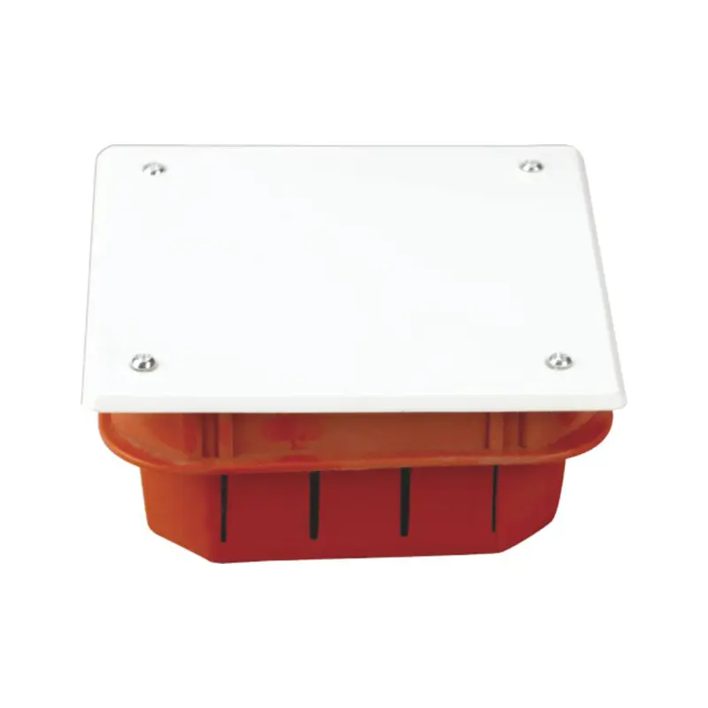 Boite de derivation rouge encastree 160x160x65 INGELEC