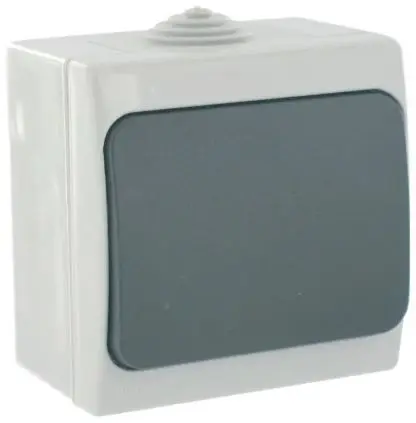 Interrupteur APP etanche VV gris INGELEC