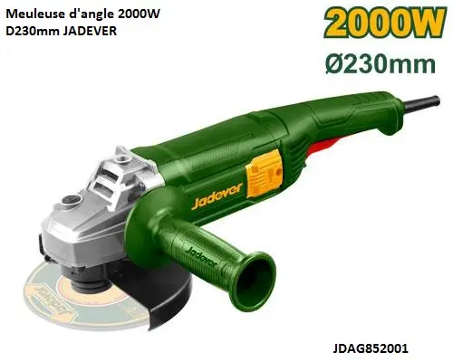 Meuleuse angulaire 2000W D230mm JADEVER