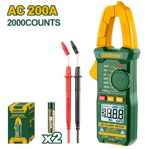 Testeur digital Amperemetrique AC200A JADEVER