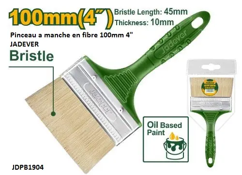 Pinceau 4" 100mm manche en fibre JADEVER
