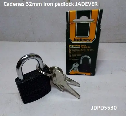 Cadenas 32mm iron padlock JADEVER