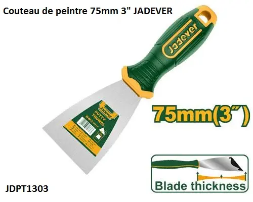 Couteau de peintre 75mm 3" JADEVER