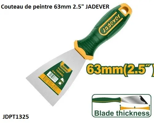 Couteau de peintre 63mm 2.5" JADEVER