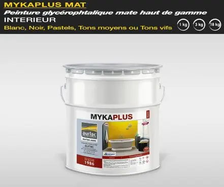 Mykaplus Mat INT Blanc 3kg a l'huile