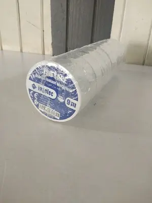 Barnadere (ruban isolant) Blanc 0.13x19mmx9m INGELEC