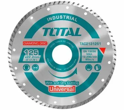 Disque diamante pour pierre 125x22mm (5") TOTAL