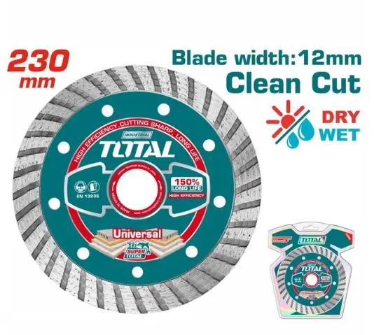 Disque diamante pour pierre  230 9" 22mm TOTAL