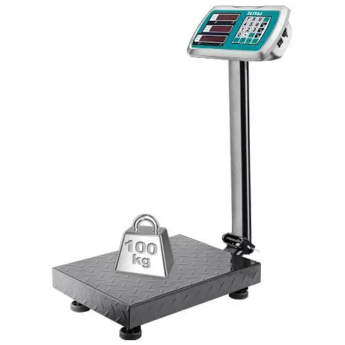 Balance electronique 100kg 220V div20g 300x400mm TOTAL