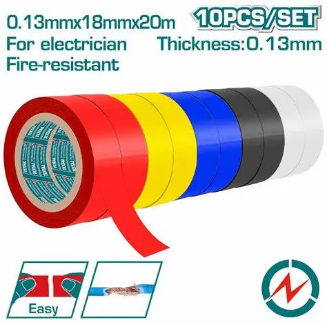 Barnader PVC 13x18mm 20m rouge TOTAL