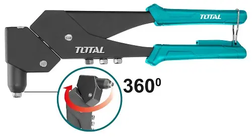Pince a rivet 10" avec angle 360°TOTAL