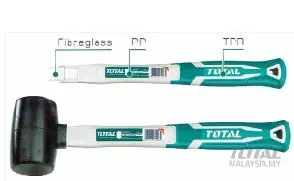 Marteau masse caoutchouc 220g TOTAL
