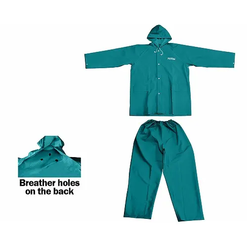 Impermeable 2pcs vert taille L TOTAL