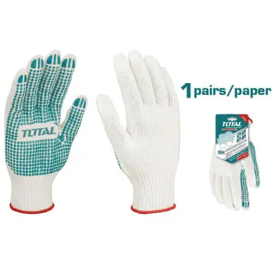 Gant tricote pvc TOTAL
