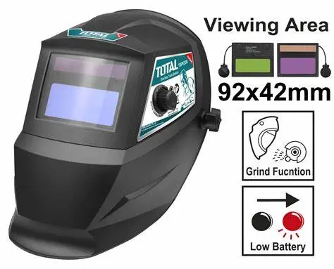 Casque soudage reglable 110x90x9mm TOTAL