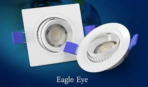 Spot Led encastre carre blanc 220V 9W 4000K Eagle eye WELLMAX   