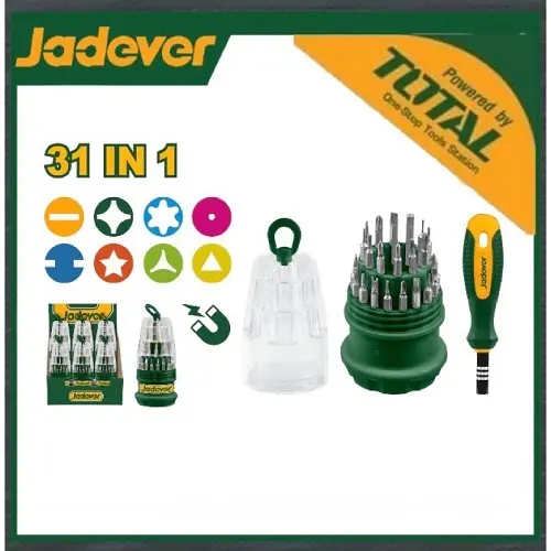 Tournevis de precision 31en1 JADEVER