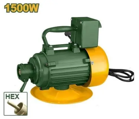 Pervibrateur electrique hex 1500W sans aiguille JADEVER