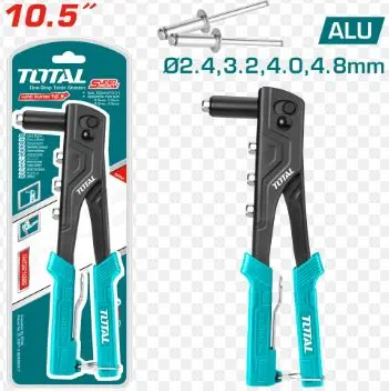 Pince a rivet 10.5" D2.4-3.2-4-4.8mm TOTAL