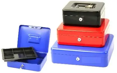 Coffre caissette de monnaie 30x24x9cm DLOFFICE
