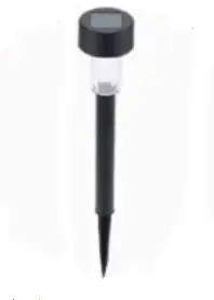 Lampe de jardin solaire a piquet sol