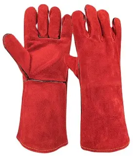 Gant de soudure rouge 16"