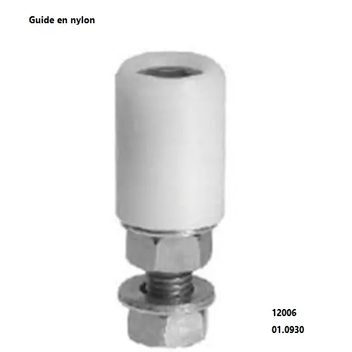Guide en nylon 30x40mm