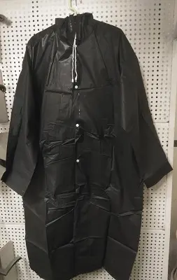 Impermeable long noir