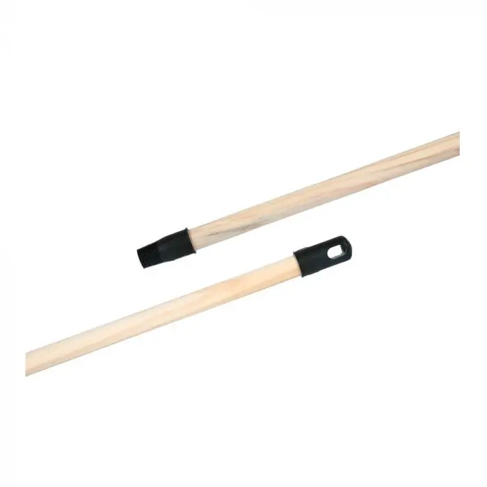 Manche balai bois 130cm a vis