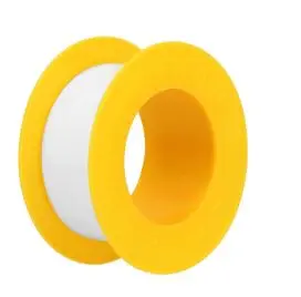 Teflon jaune/blanc 12mmx0.075mmx15m ACQUAFLEX