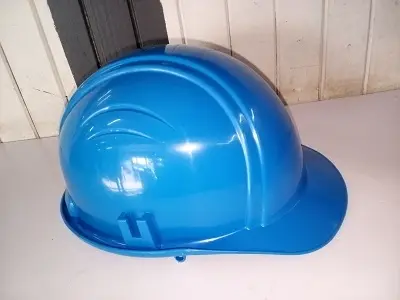 Casque de protection bleu SM