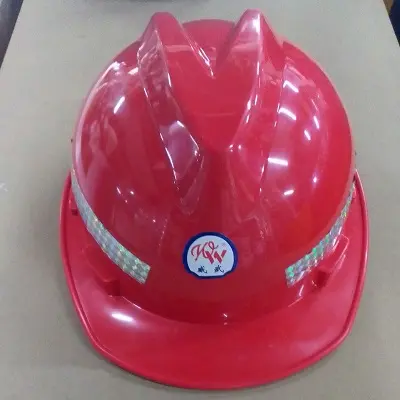 Casque de protection rouge SM
