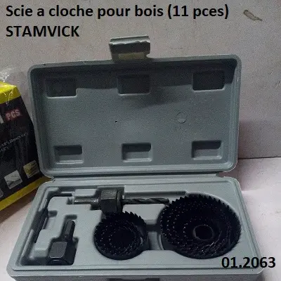 Scie a cloche pour bois coffret (11 pces) STAMVICK