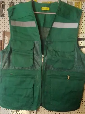 Gilet de travail vert FRIENDS