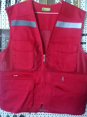 Gilet de travail rouge FRIENDS