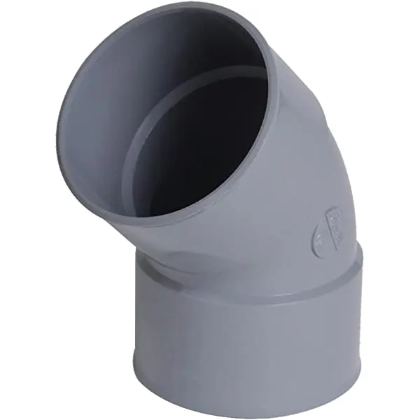 Coude PVC 100 Import 45° (1/8) MF