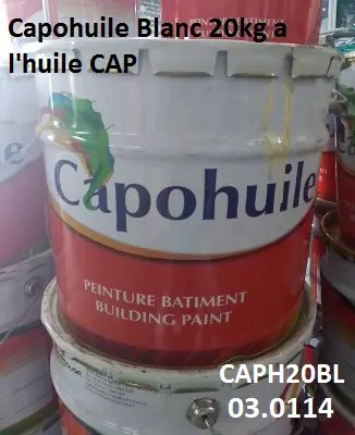 Capohuile Blanc 20kg a l'huile CAP