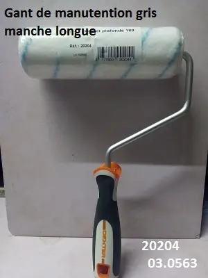 Rouleau a peindre 180 manche metallique Dexter