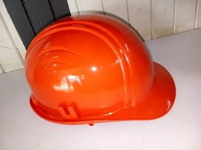 Casque de protection Orange s/aeration TAHA