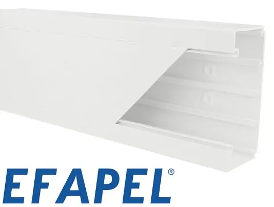 Moulure blanc 100x50 2.00m clip direct EFAPEL