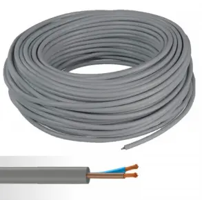 Cable VGV 2x1.5 rigide gris 1metre TUNISIE A