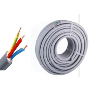 Cable VGV 3x2,5 rigide gris 1metre TUNISIE D+