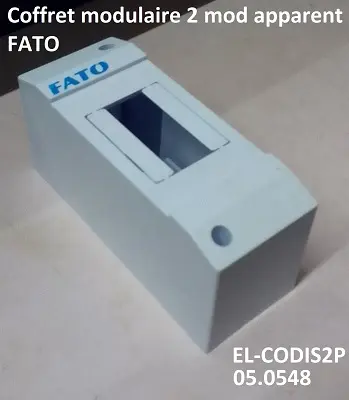 Coffret modulaire 2 mod apparent FATO