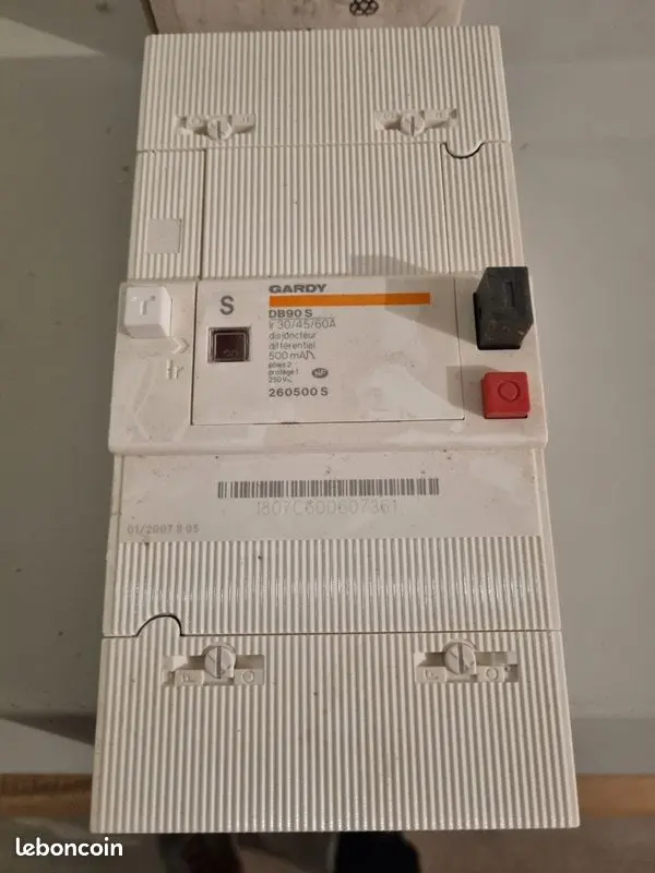 Disjoncteur 30-60A mono PG260 GARDY