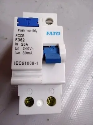 Disjoncteur differentiel 2P 25A 30mA FATO