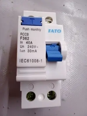 Disjoncteur differentiel 2P 40A 30mA FATO