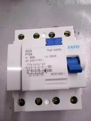 Disjoncteur differentiel 4P 40A 30mA FATO